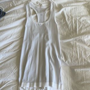 Lululemon Swiftly Tank - white